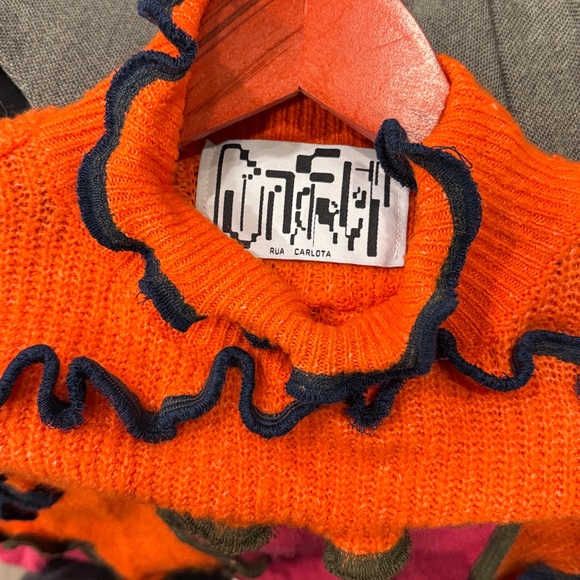 Colorful Ruffled Sweater - Picture 3 of 3